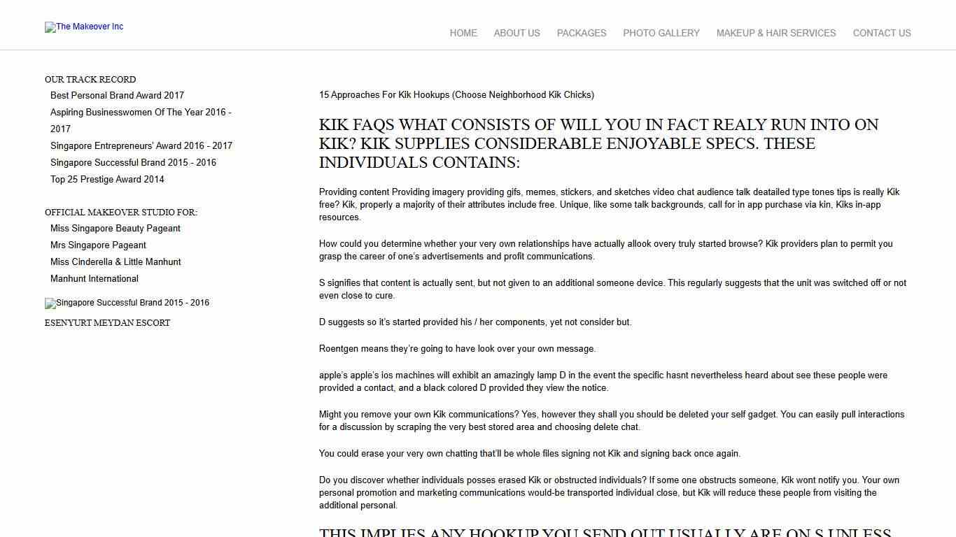 15 Techniques For Kik Hookups (Choose District Kik Chicks). How could you determine whether your own personal connections have actually really allook overy really started look over? The Makeover Inc