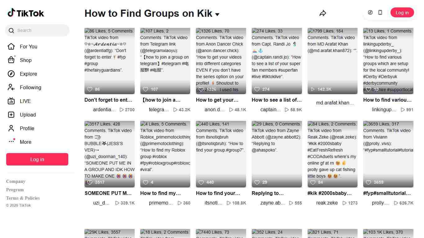 How to Find Groups on Kik TikTok